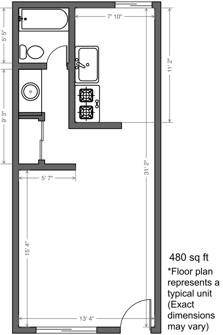 Hawthorne Apartment: 13707 Doty Avenue