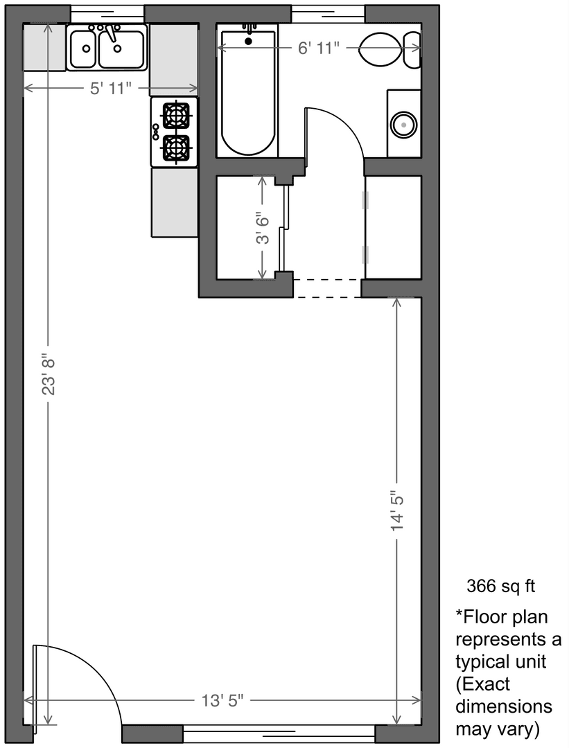 Hawthorne Apartment: 13741 Prairie Ave