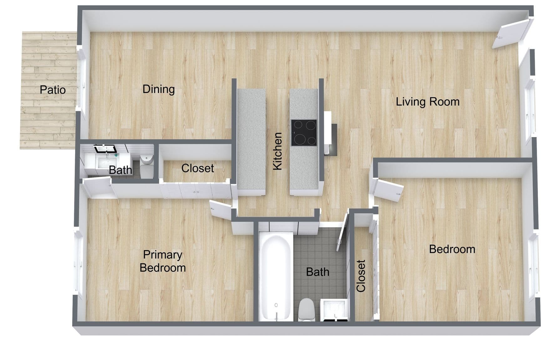 Whittier Apartment: 11555 Santa Gertrudes Avenue