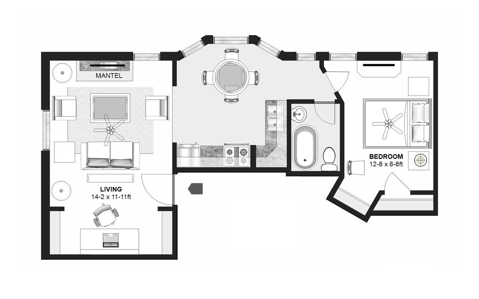 Minneapolis Apartment: 1915 First Avenue South