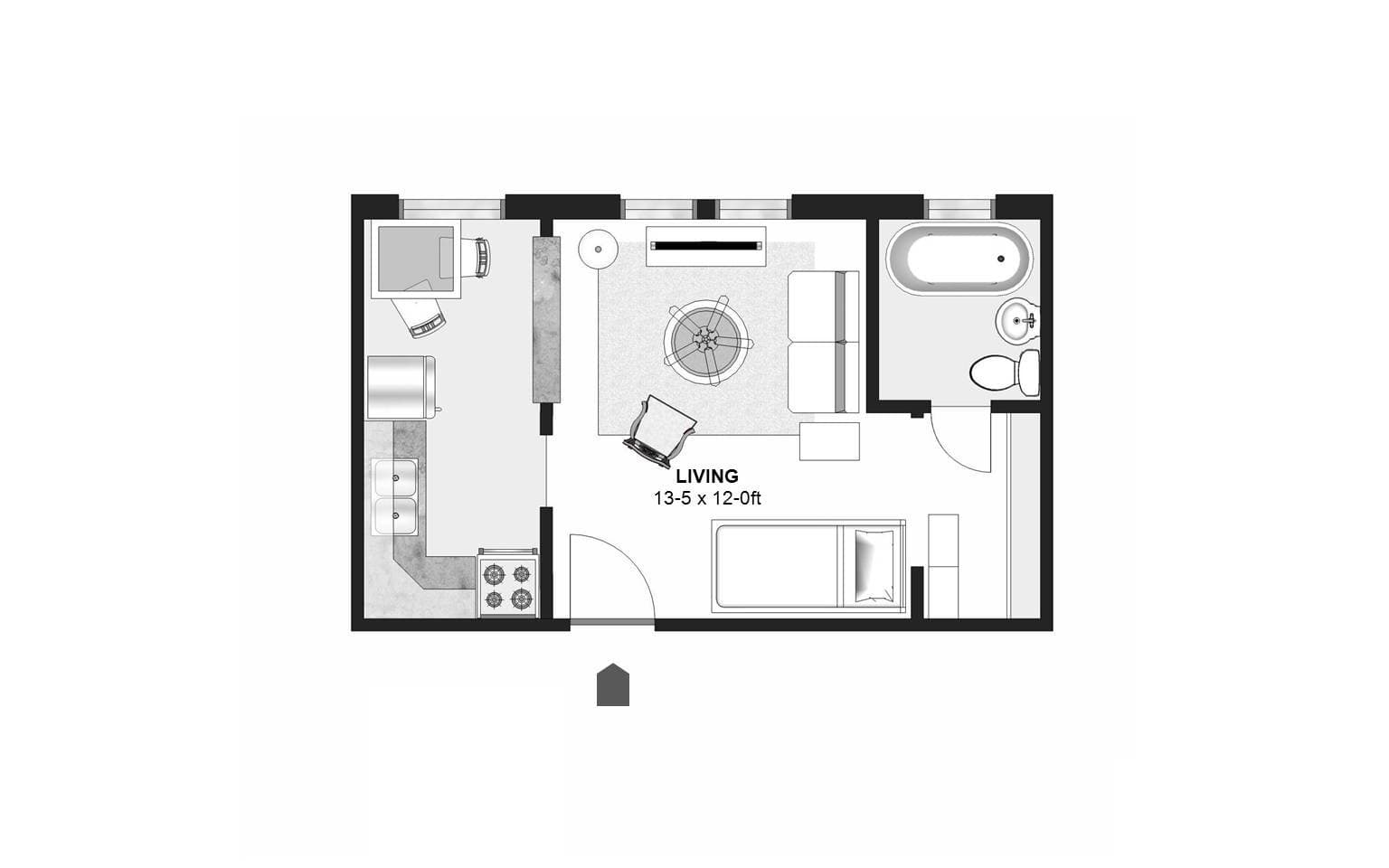 Minneapolis Apartment: 1912 Clinton Avenue South