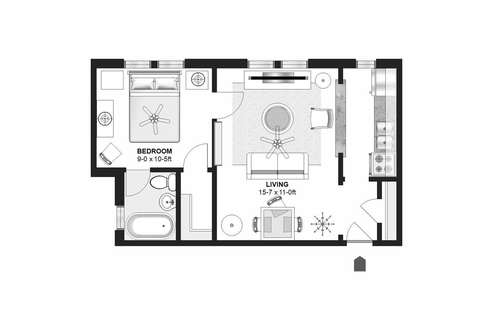 Minneapolis Apartment: 14 Oak Grove Street