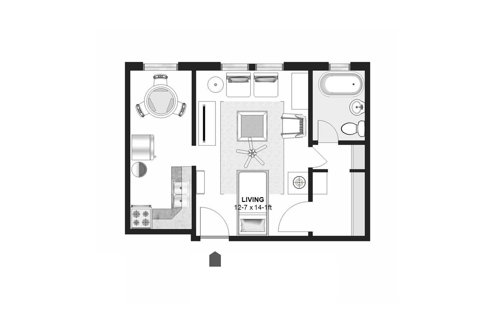 Minneapolis Apartment: 1536 LaSalle Avenue