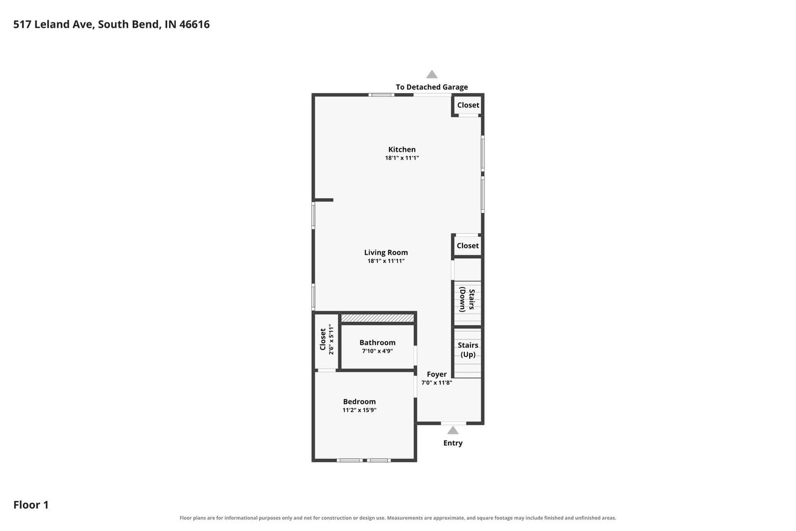 South Bend House: 517 Leland Avenue