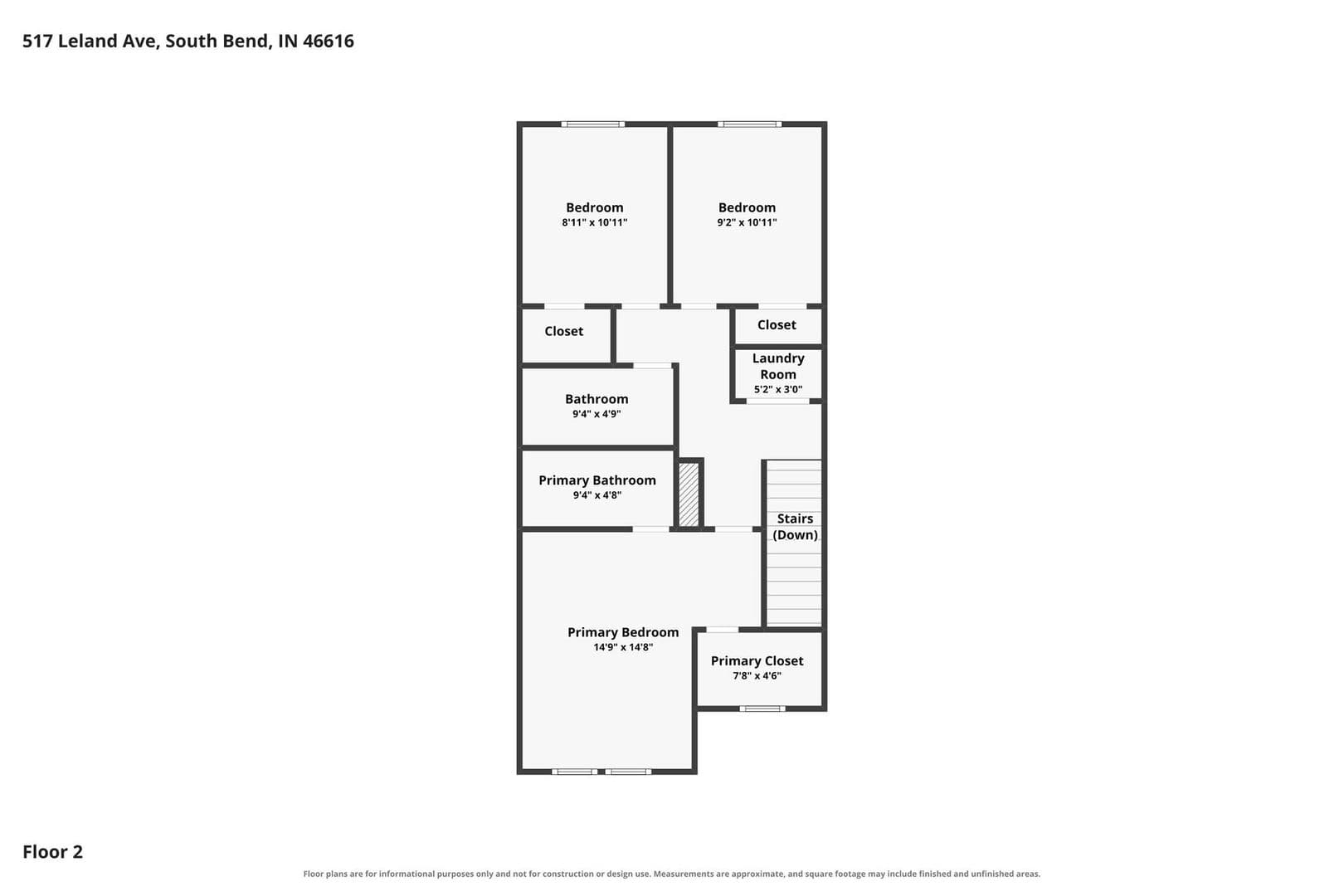 South Bend House: 517 Leland Avenue