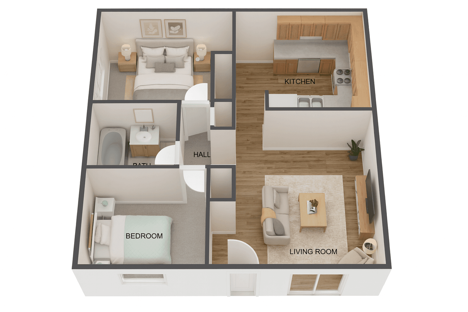 Onalaska Apartment: 1112 10th Ave N