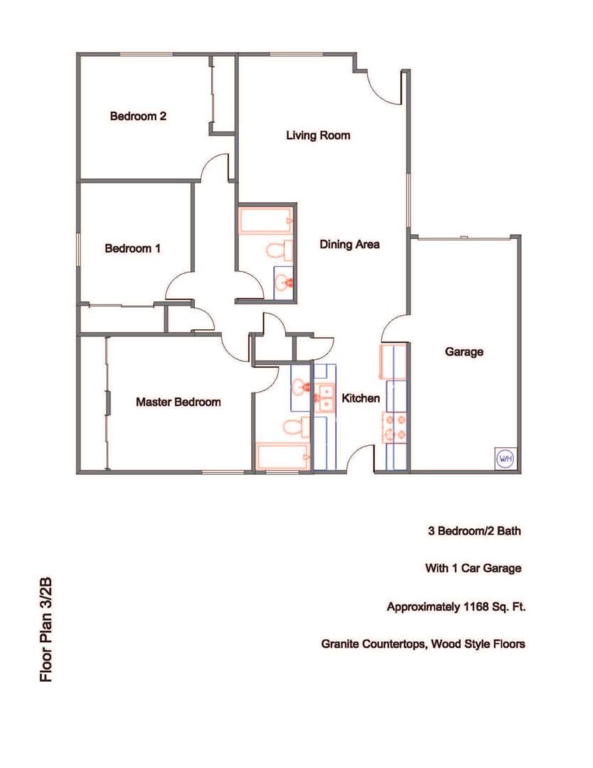 Bakersfield Apartment: 3125 Park Meadows Drive Unit B