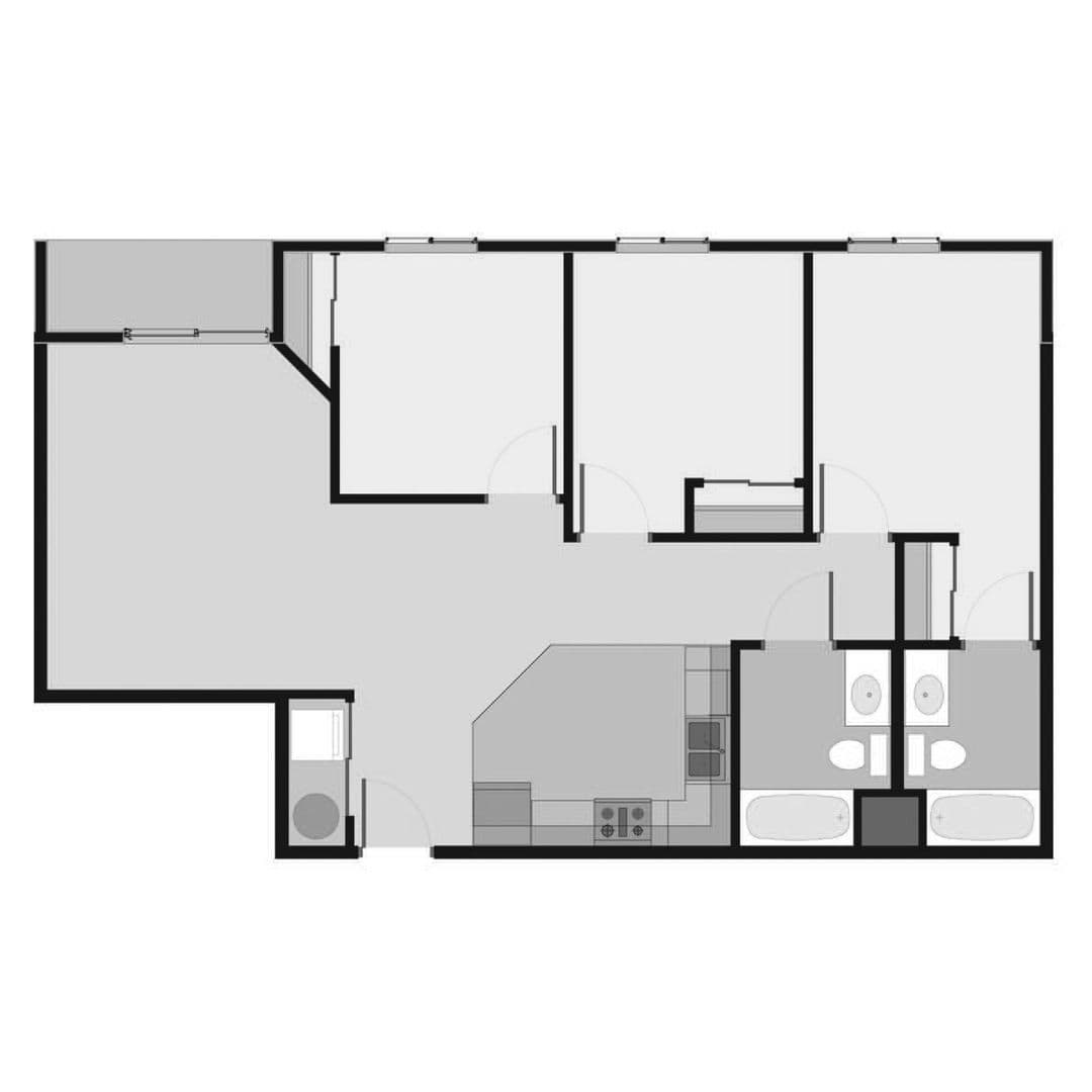 Minot Apartment: 2031 33rd St NW