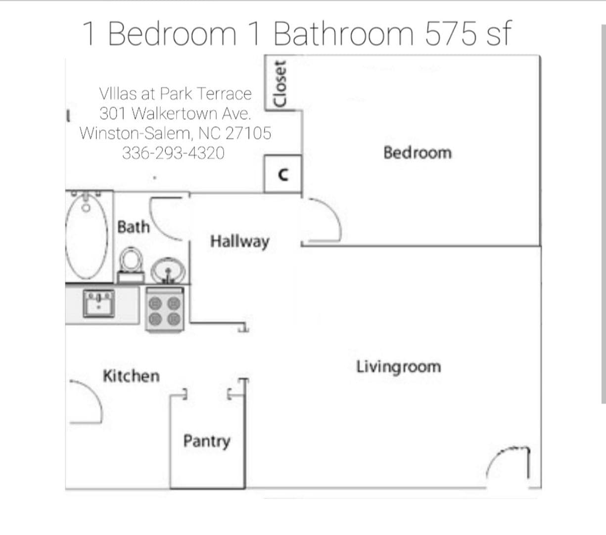 Winston-Salem Apartment: 301 Walkertown Ave