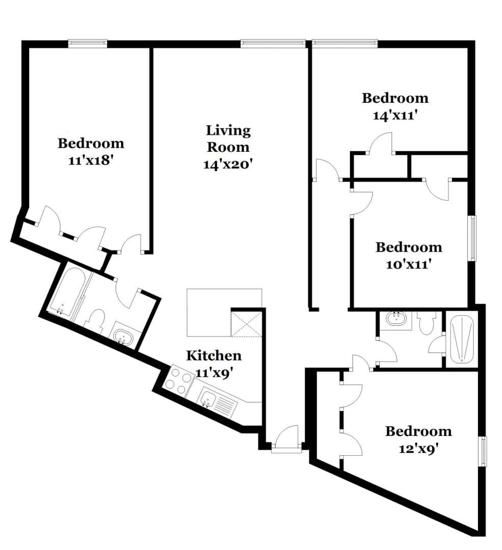 Ann Arbor Apartment: 1335 S. University Ave
