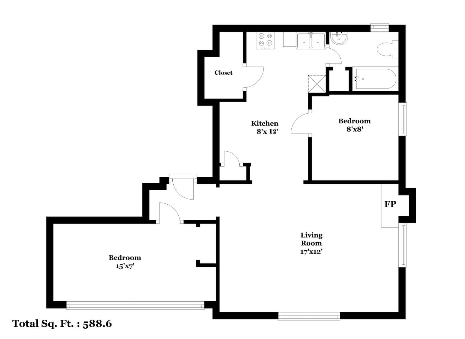 Ann Arbor Apartment: 1307 Washtenaw Ave