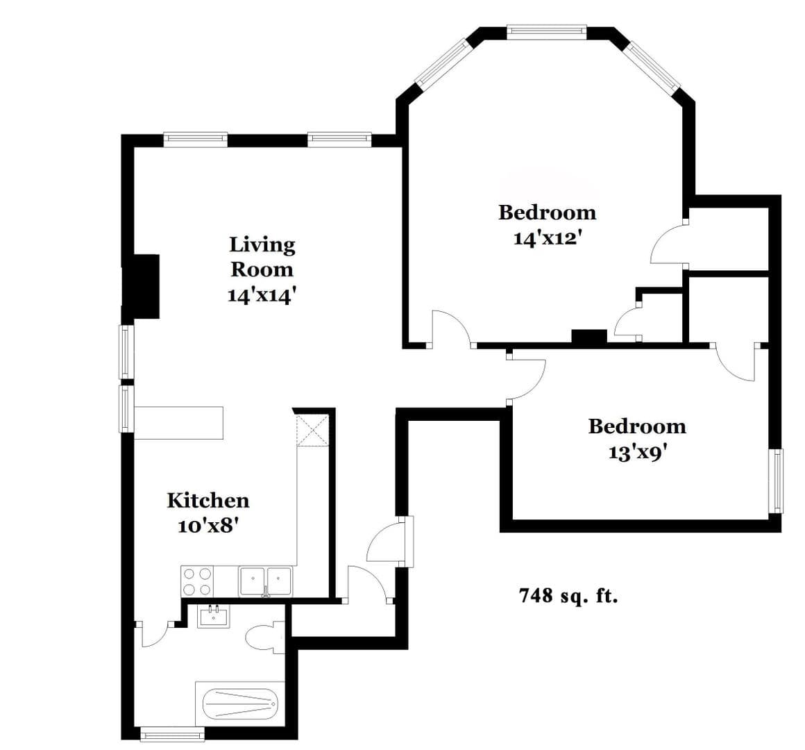 Ann Arbor Apartment: 1331 Washtenaw Ave