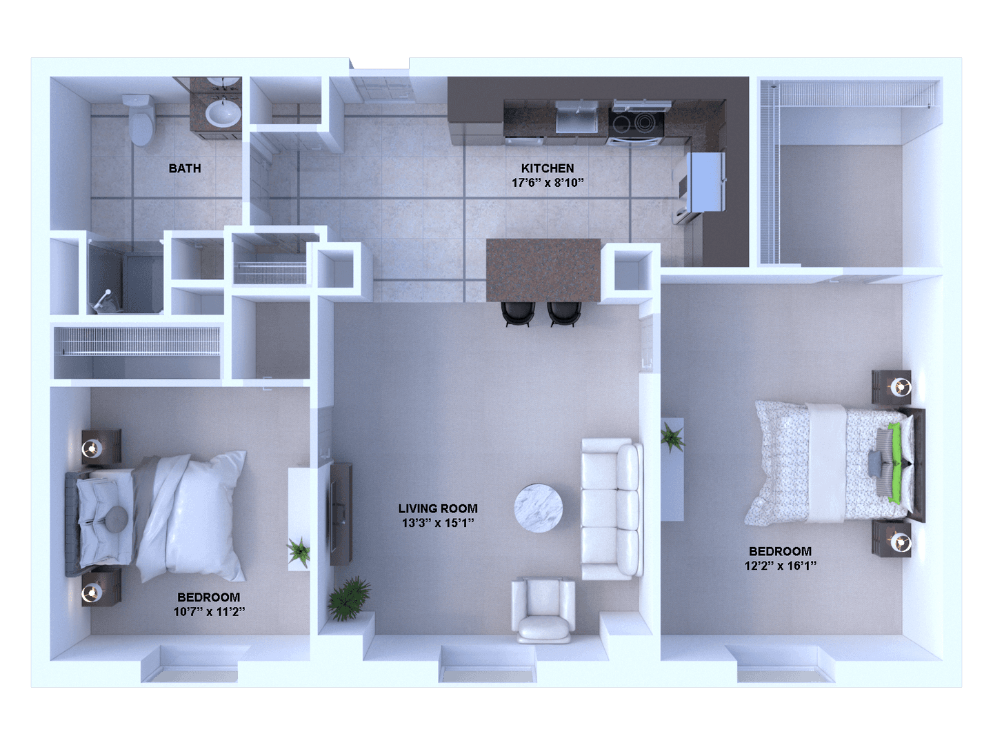 Flint Apartment: 607 E. Second Ave