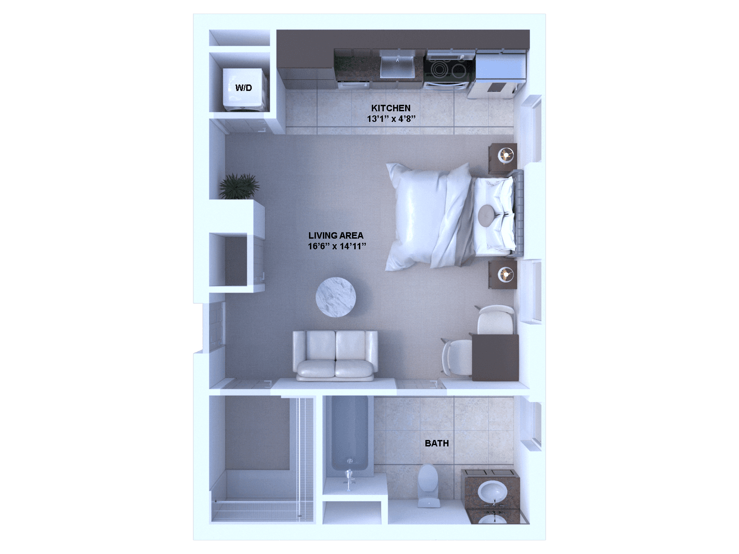 Flint Apartment: 607 E. Second Ave