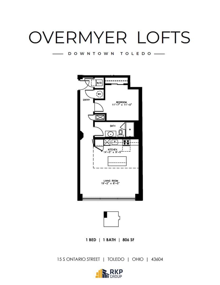 Toledo Apartment: 15 South Ontario St