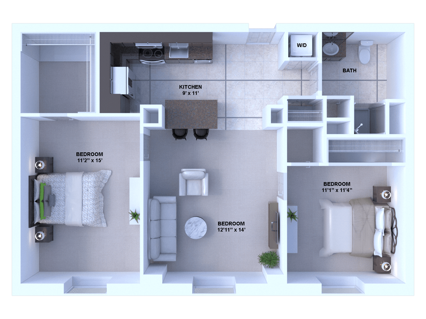 Flint Apartment: 607 E. Second Ave