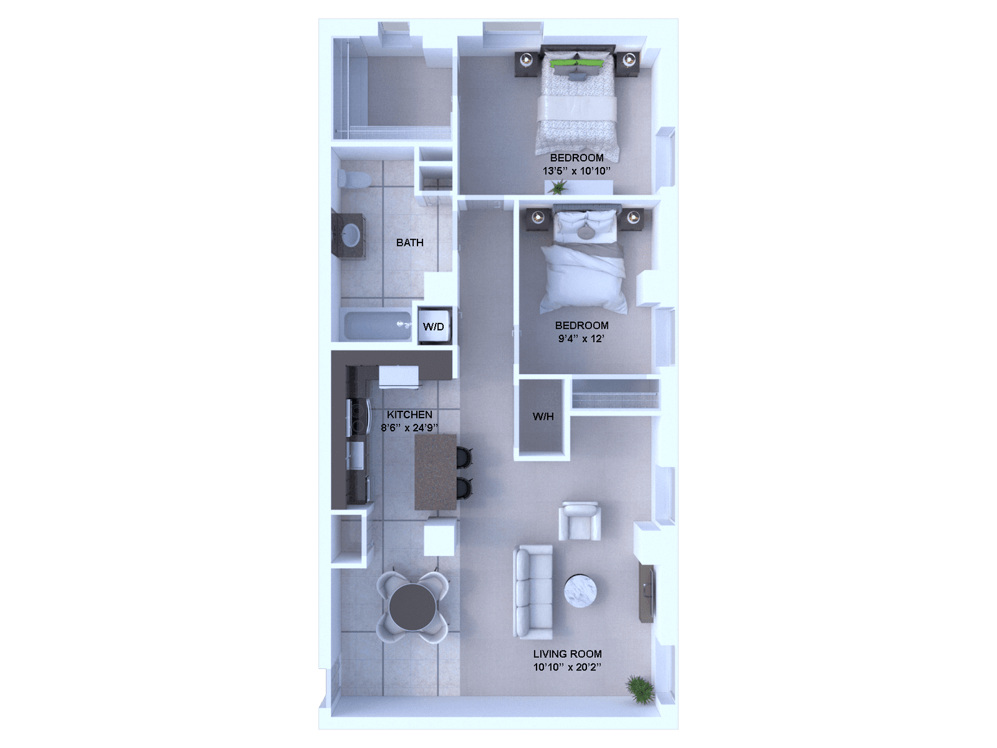 Flint Apartment: 607 E. Second Ave