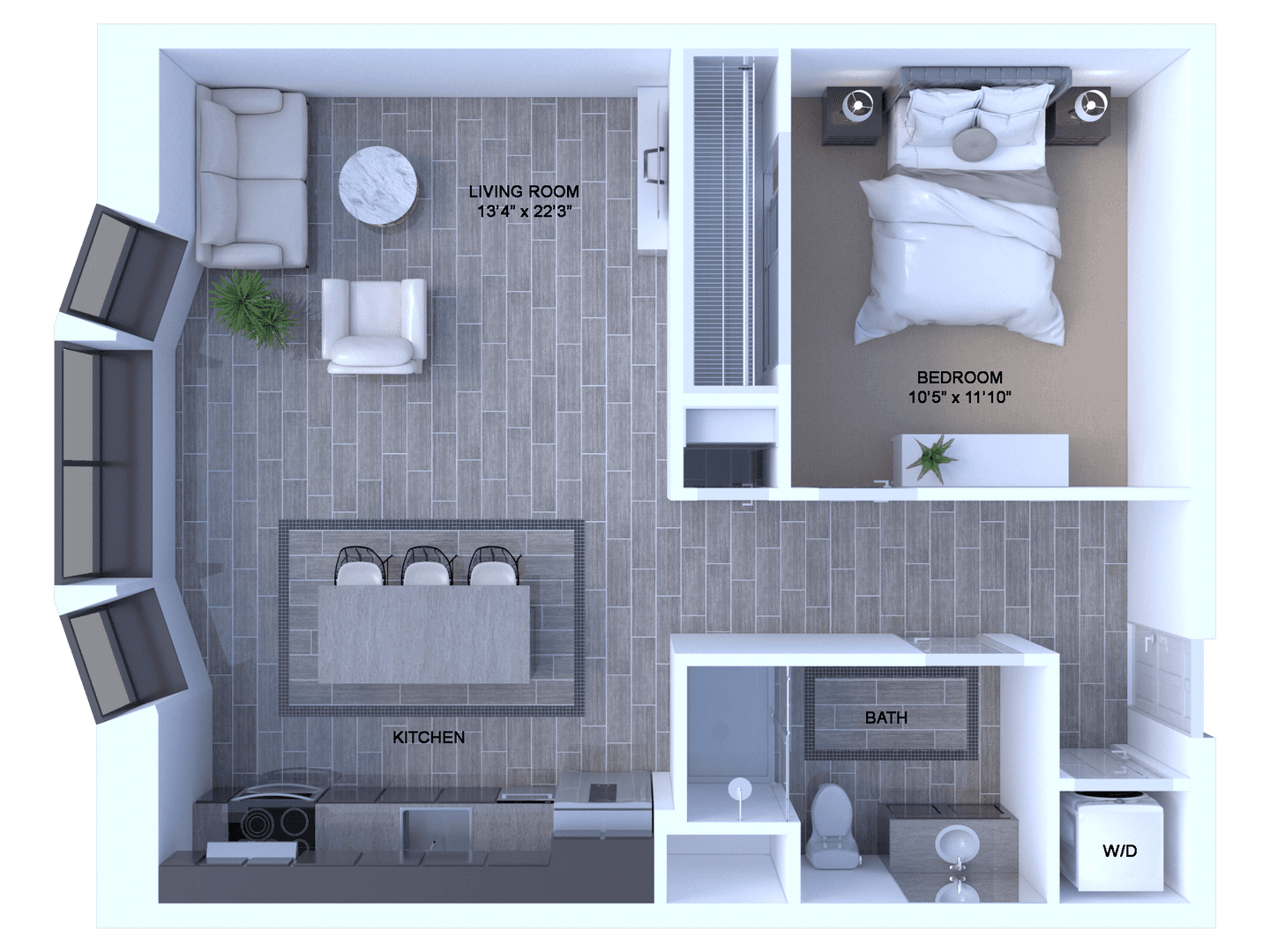 Detroit Apartment: 1212 Griswold St.