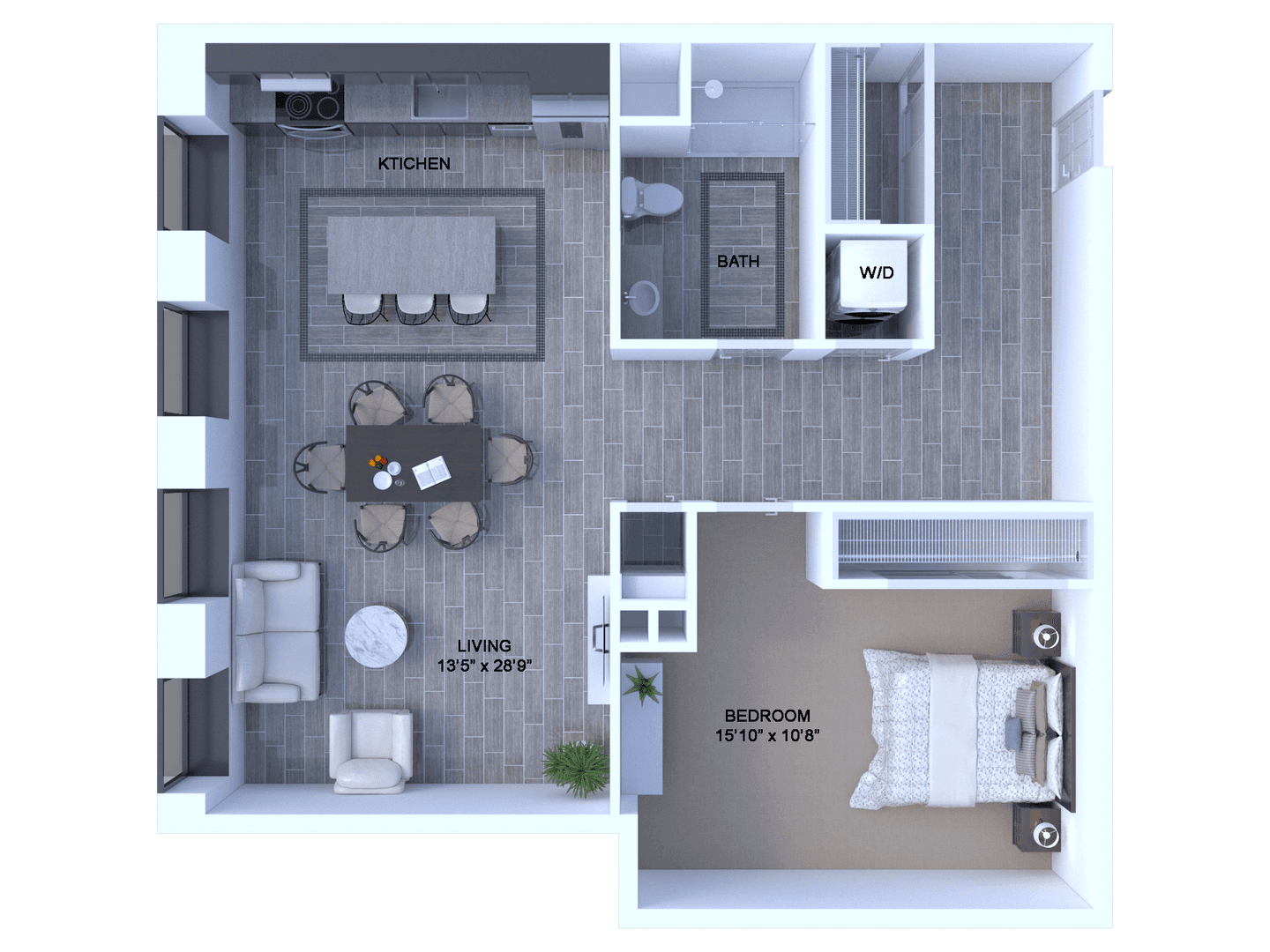 Detroit Apartment: 1212 Griswold St.