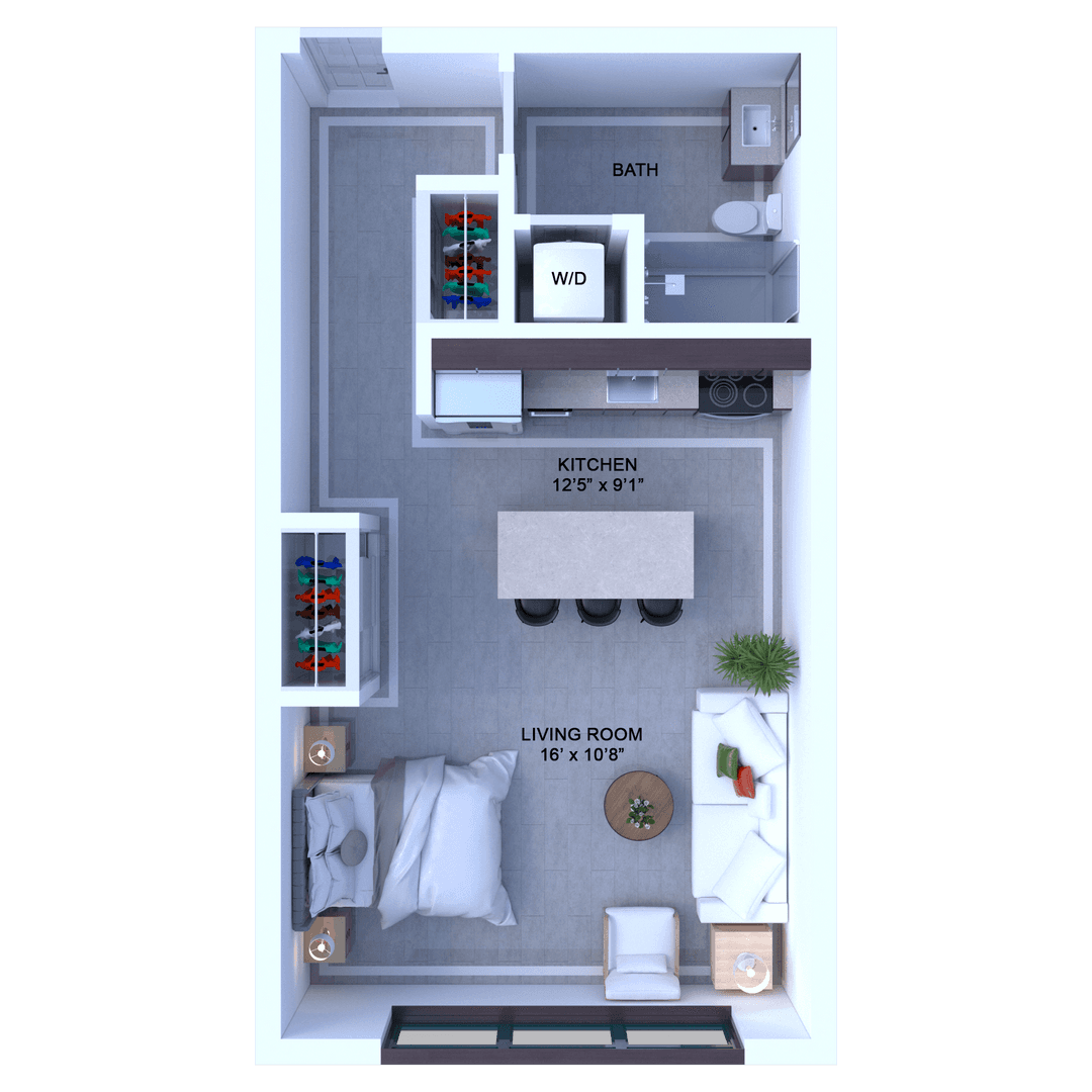 Detroit Apartment: 1249 Griswold Street