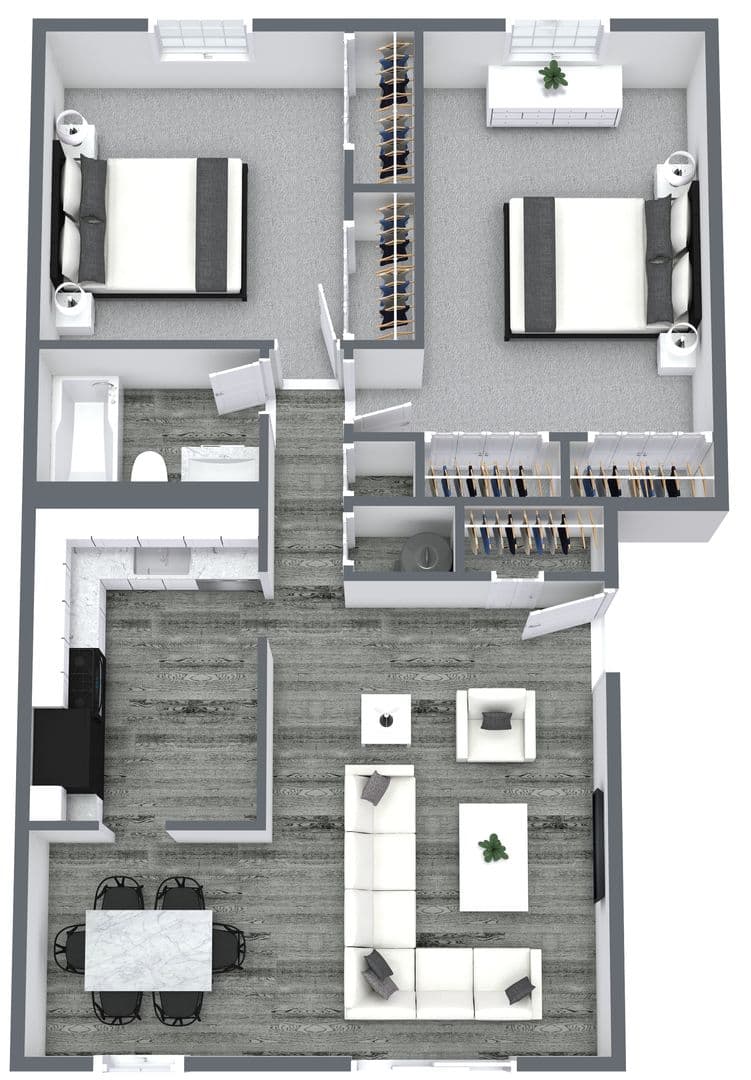 Indianapolis Apartment: 5018 Lemans Dr