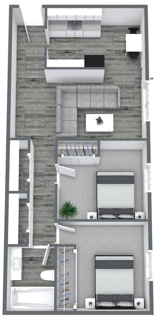 Indianapolis Apartment: 4417 Linwood Ct