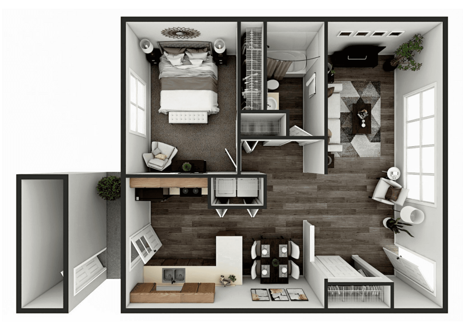 Ossian Apartment: 500 Countryside Drive