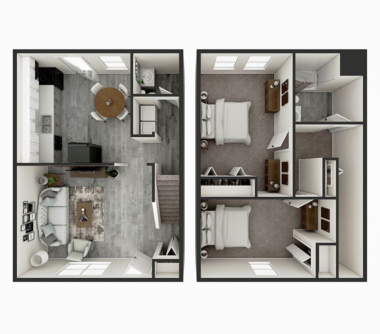 Fort Wayne Apartment: 7214 Hickory Creek Drive