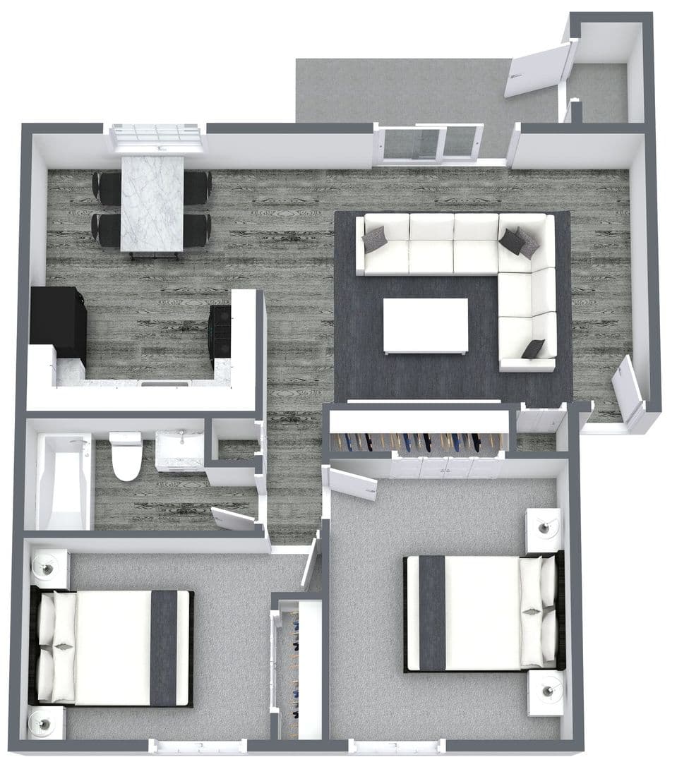 Indianapolis Apartment: 5500 Pleasant Hill Circle