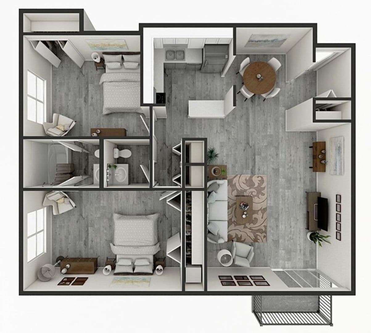 Forest Park Apartment: 1005-1037 Des Plaines Ave