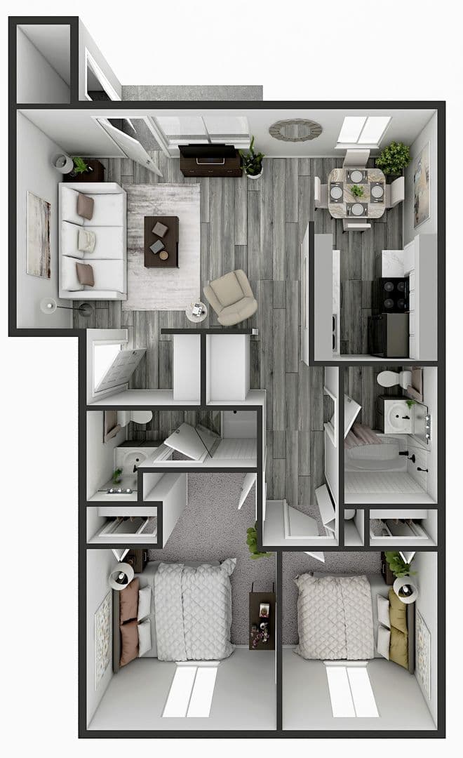 Fort Wayne Apartment: 502 Dolphin Drive