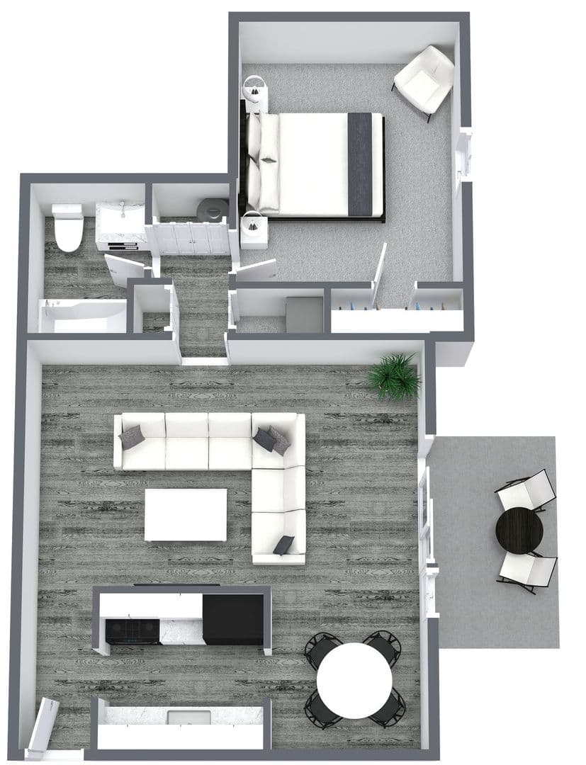 Indianapolis Apartment: 5018 Lemans Dr