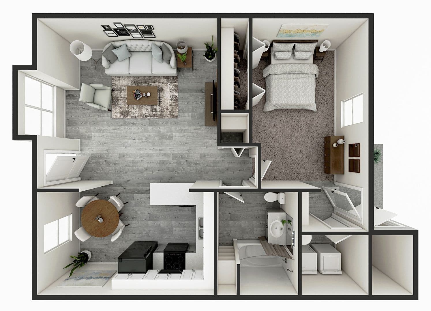 Garrett Apartment: 105 S 7th Street