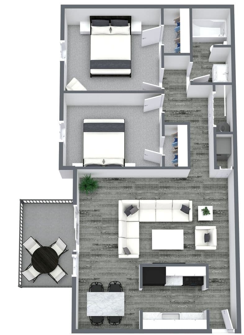 Indianapolis Apartment: 5018 Lemans Dr