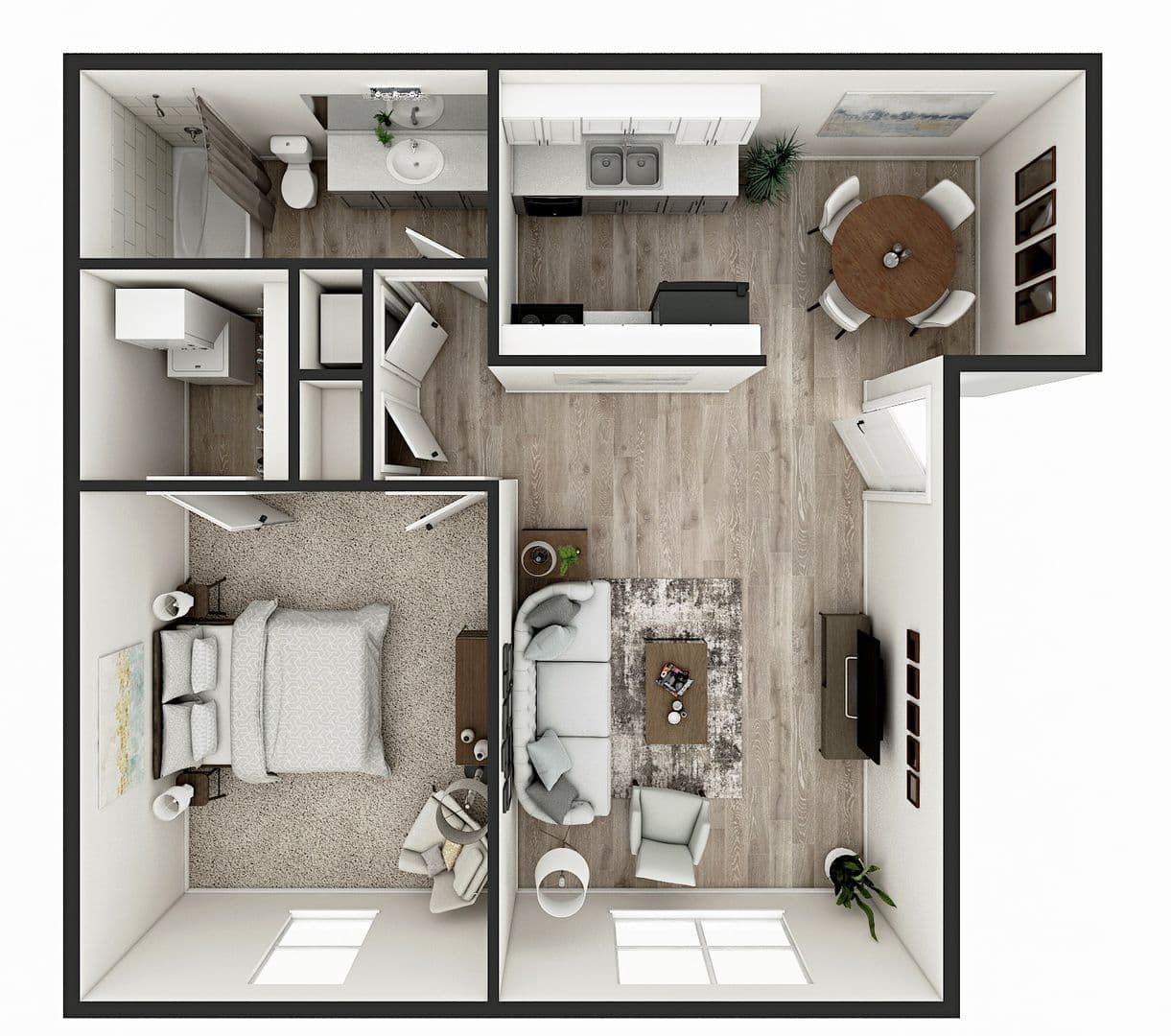 Tulsa Apartment: 6805 S. Lewis Ave