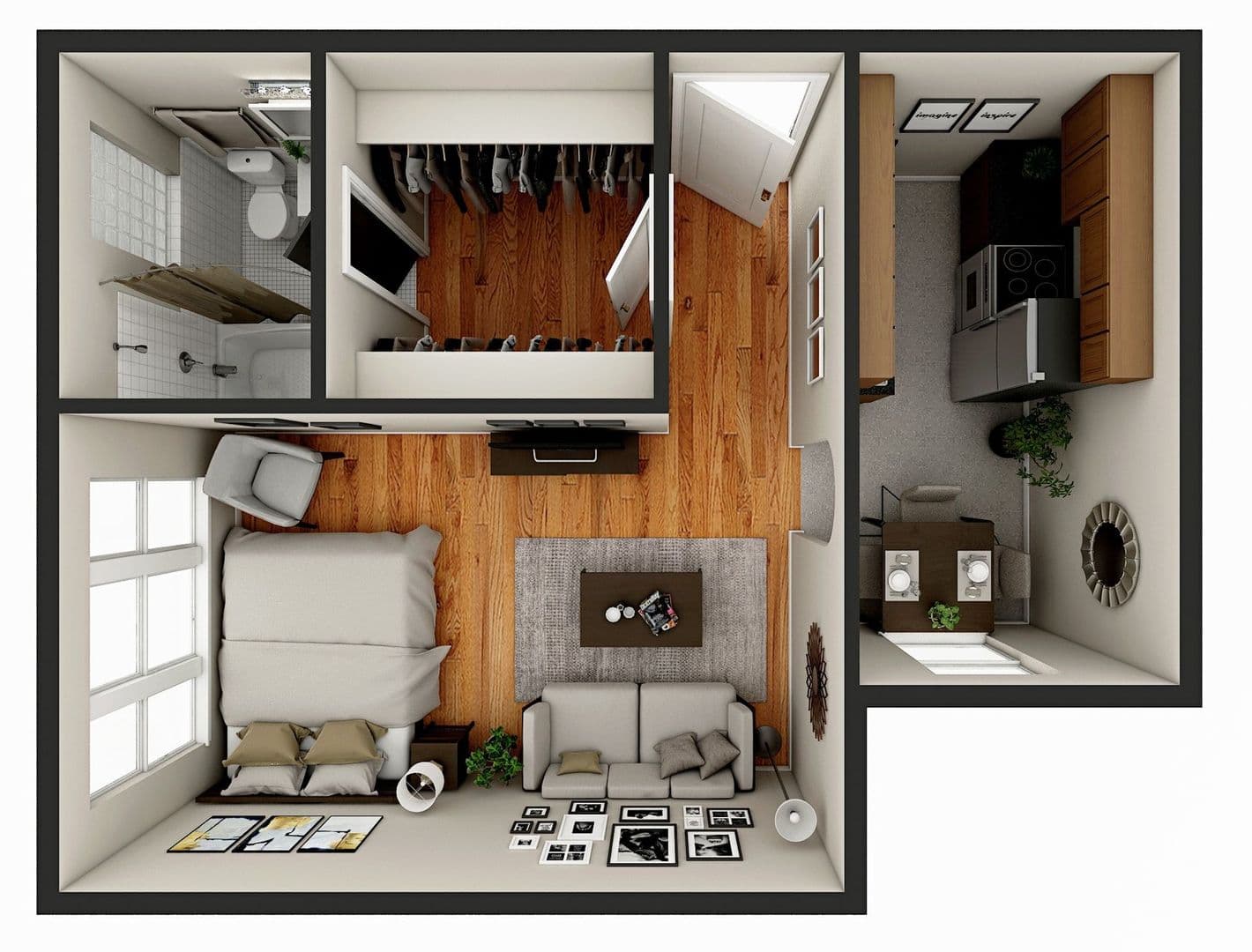 Chicago Apartment: 915 W Carmen Ave