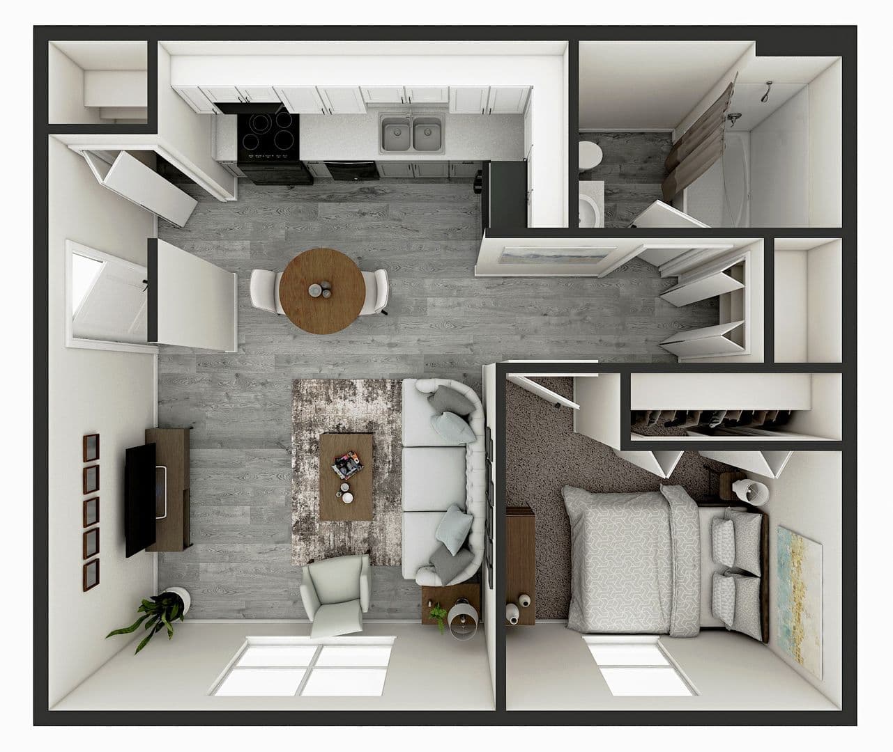 Fort Wayne Apartment: 7214 Hickory Creek Drive