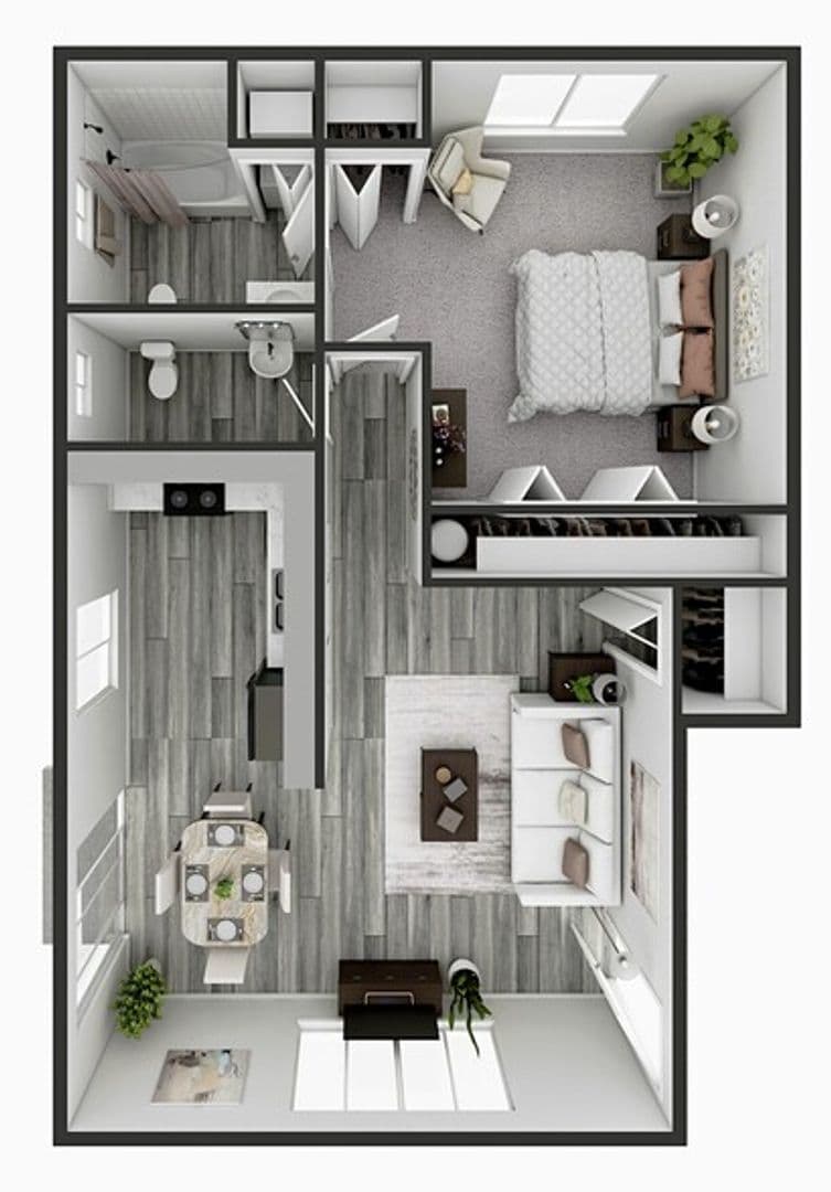 Fort Wayne Apartment: 5439 N. Clinton St.
