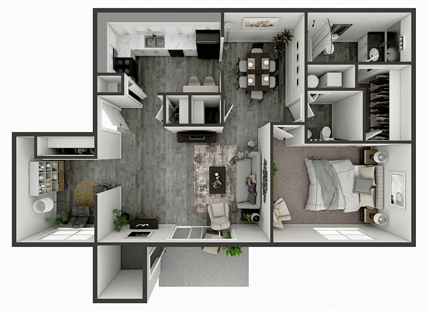 Indianapolis Apartment: 8444 Rothbury Dr