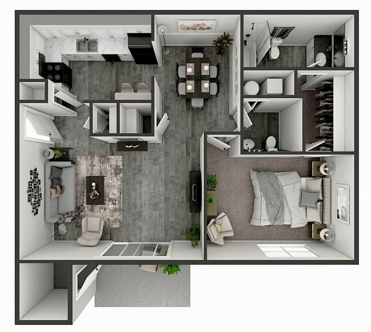 Indianapolis Apartment: 8444 Rothbury Dr