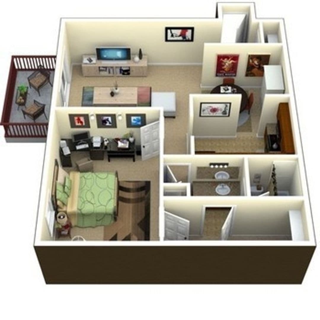 Indianapolis Apartment: 5421 Calder Way