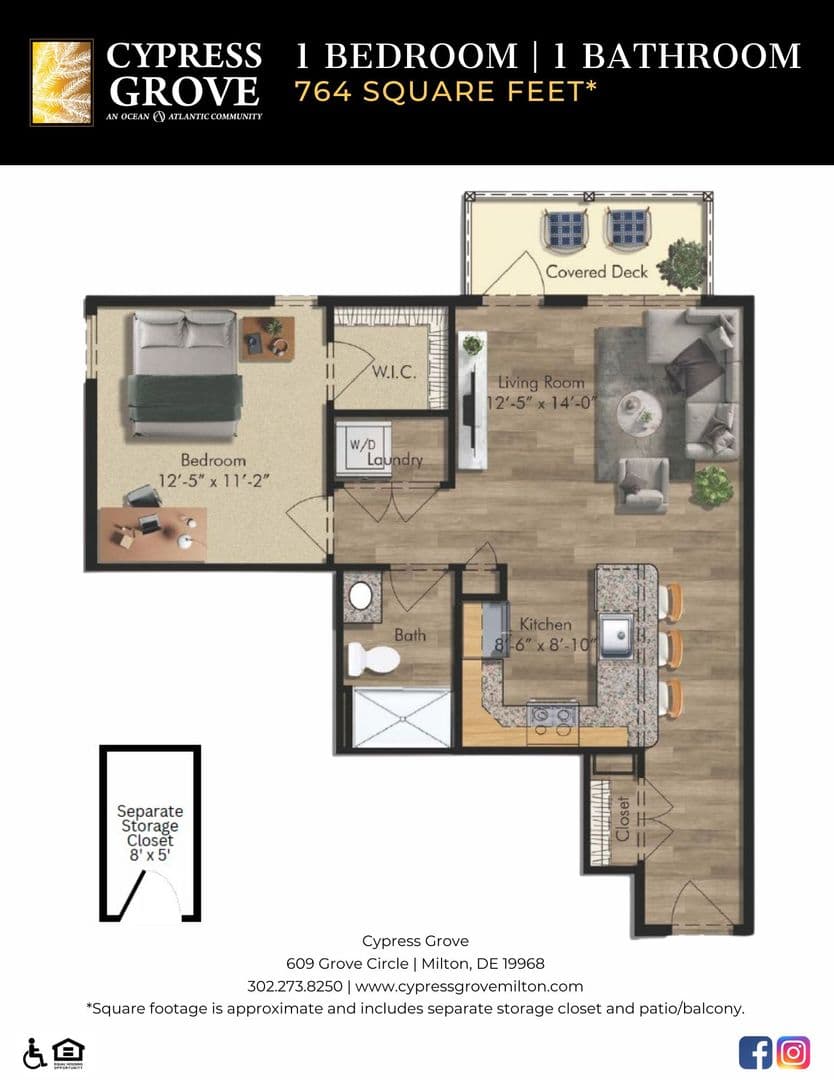 Milton Apartment: 609 Grove Circle