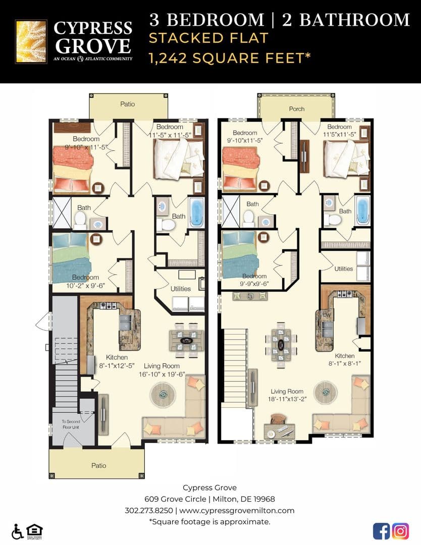 Milton Apartment: 609 Grove Circle
