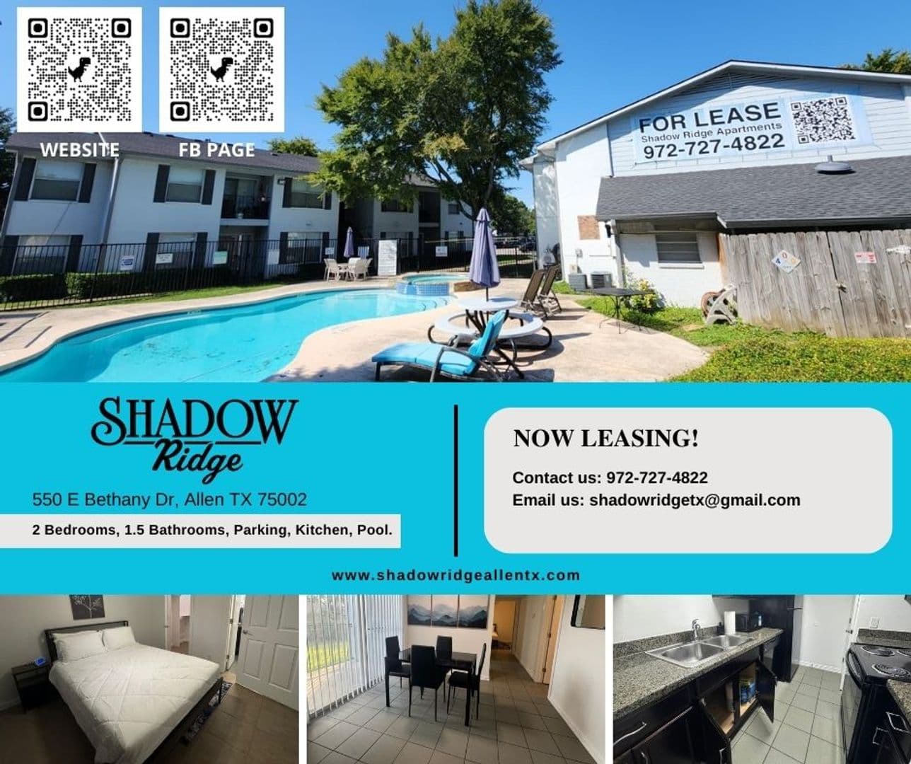 Allen Apartment: 550 E Bethany DR