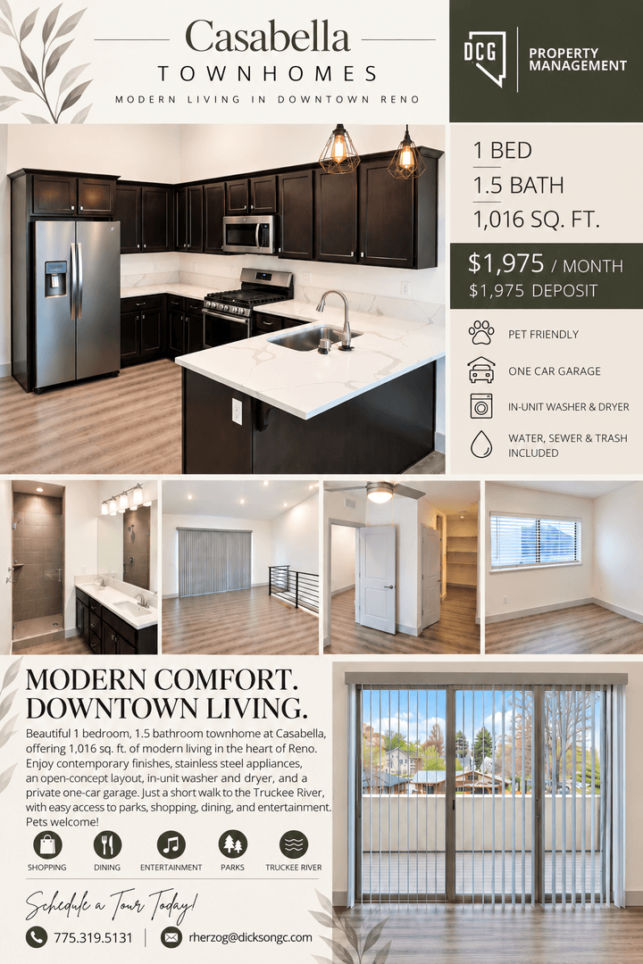 Reno Apartment: 529-543 W 1st St & 100-114 Bell St
