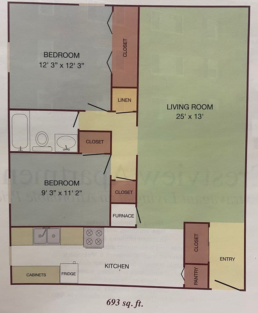 Euclid Apartment: 22450-22400 Euclid Ave.