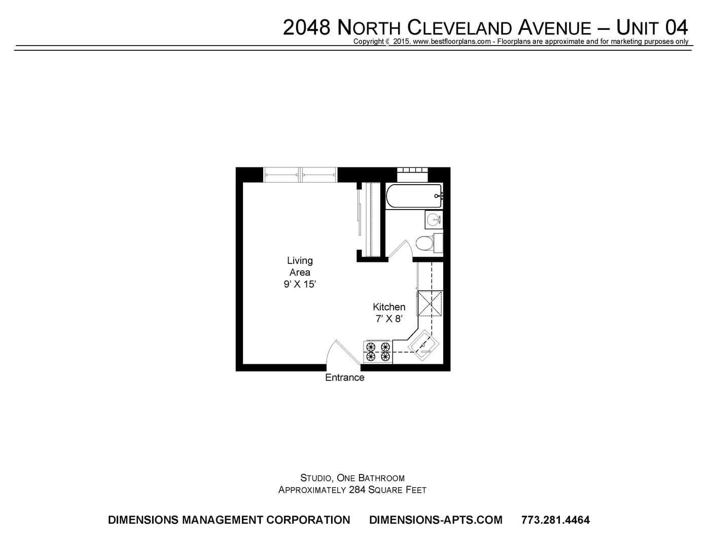 Chicago Apartment: 2048 N. Cleveland
