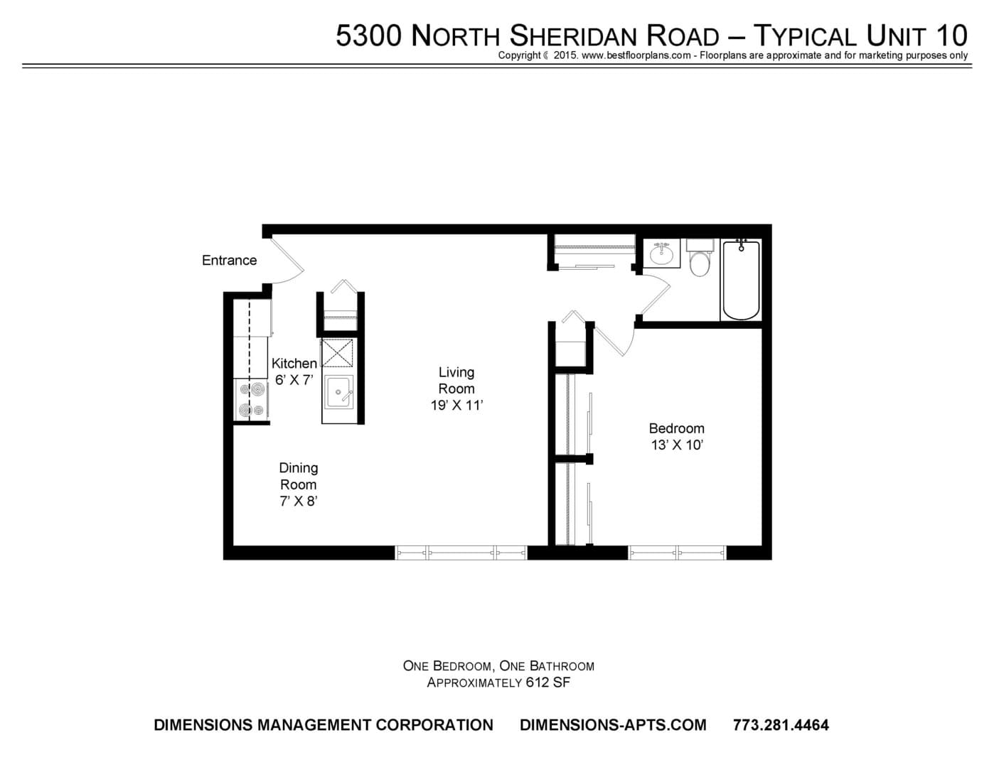 Chicago Apartment: 5300 N. Sheridan Road