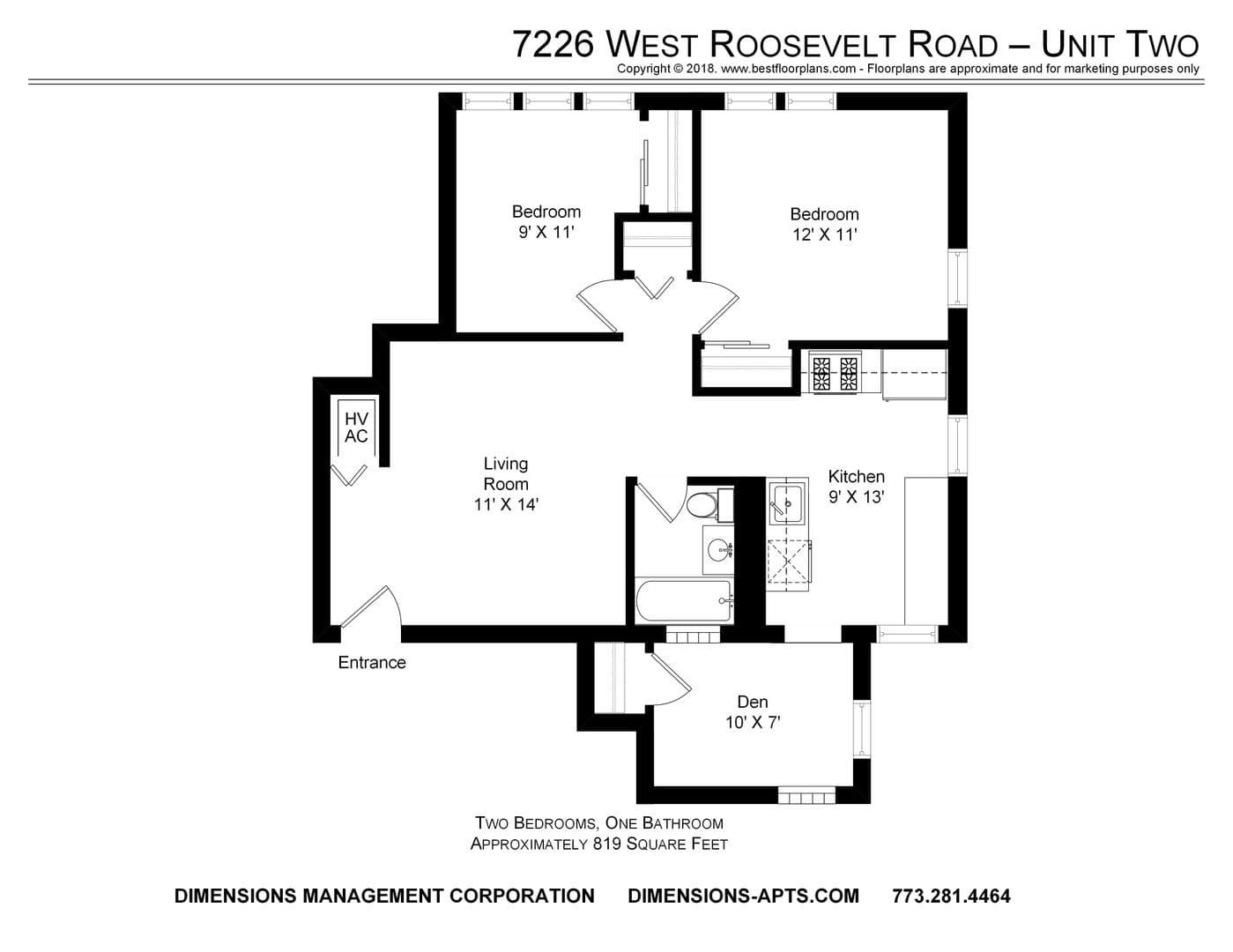 Forest Park Apartment: 7226-38 W. Roosevelt Road