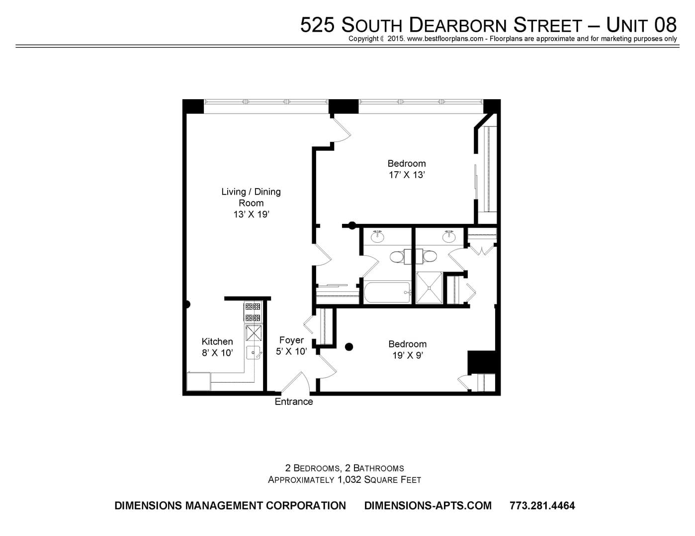 Chicago Apartment: 525 S. Dearborn